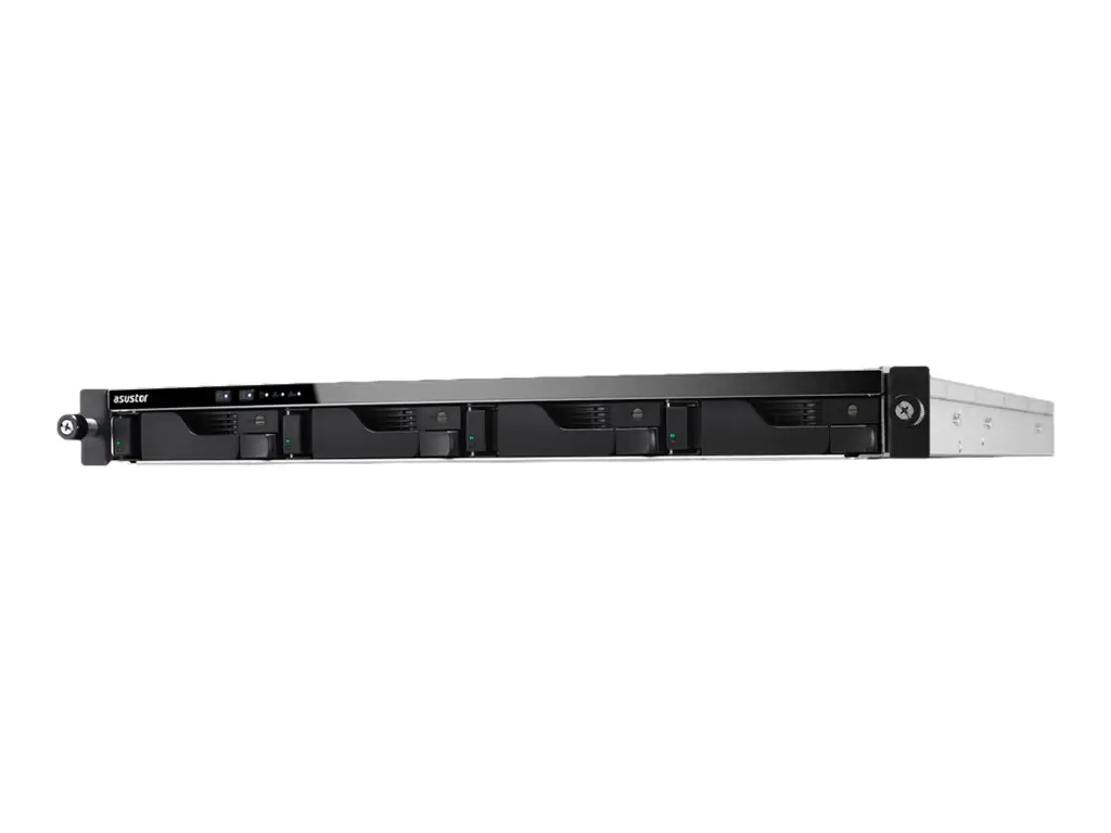 ASUSTOR Lockerstor 4RS AS6504RS - NAS-Server - 4 Schächte - Rack - einbaufähig - SATA 6Gb/s - RAID 0, 1, 5, 6, 10, JBOD - RAM 8 GB - Gigabit Ethernet / 2.5 Gigabit Ethernet - iSCSI Support - 1U