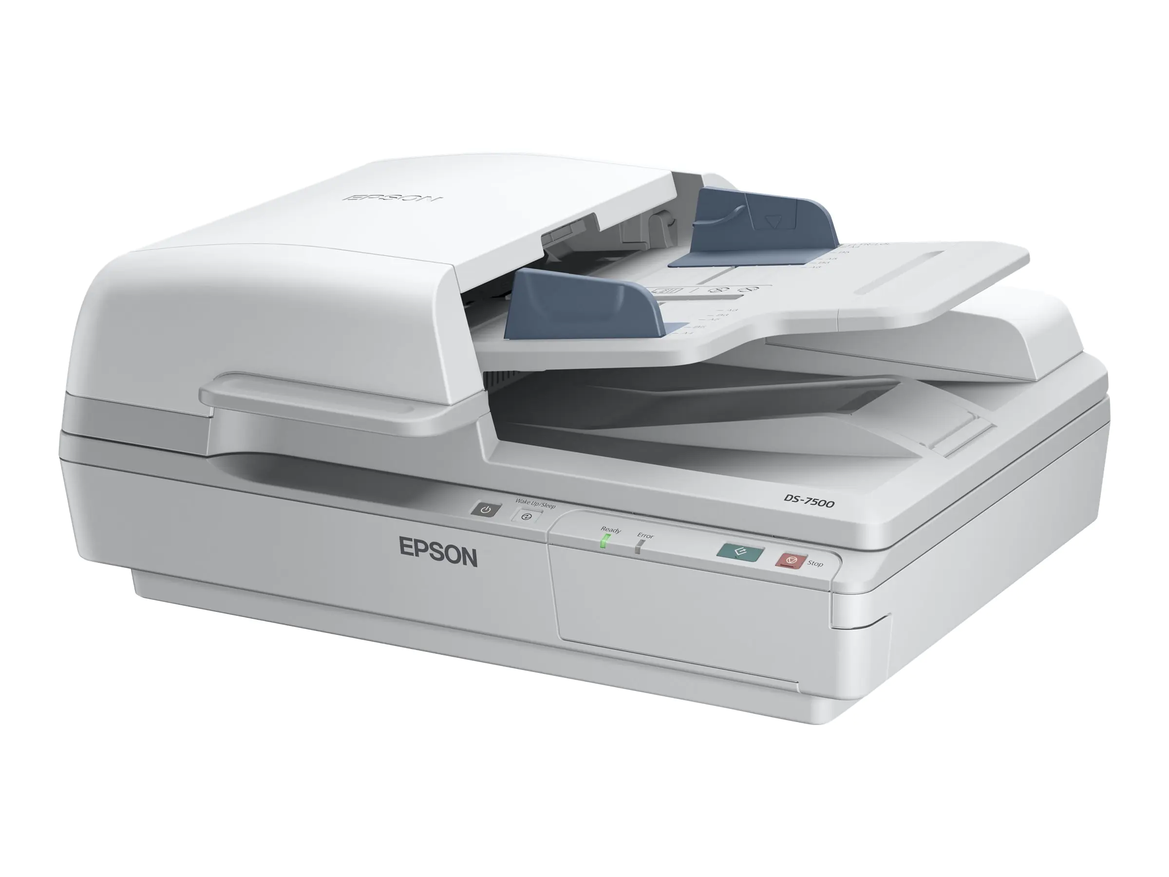 Epson WorkForce DS-6500 - Dokumentenscanner - Duplex - A4 - 1200 dpi x 1200 dpi - bis zu 25 Seiten/Min. (einfarbig) / bis zu 25 Seiten/Min. (Farbe) - automatischer Dokumenteneinzug (100 Blätter) - bis zu 3000 Scanvorgänge/Tag - USB 2.0