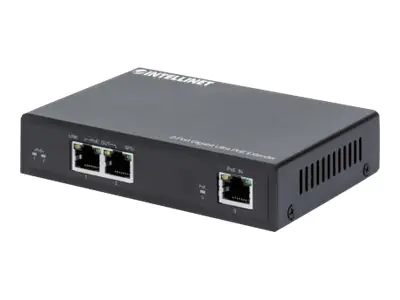 Intellinet 2-Port Gigabit Ultra PoE Extender, Adds up to 100 m (328 ft.) to PoE Range, PoE Power Budget 60 W, Two PSE Ports with 30 W Output Each, IEEE 802.3bt/at/af Compliant, Metal Housing - Netzwerk-/Stromextender - 1GbE - 100Base-TX, 10Base-T, 1000Bas