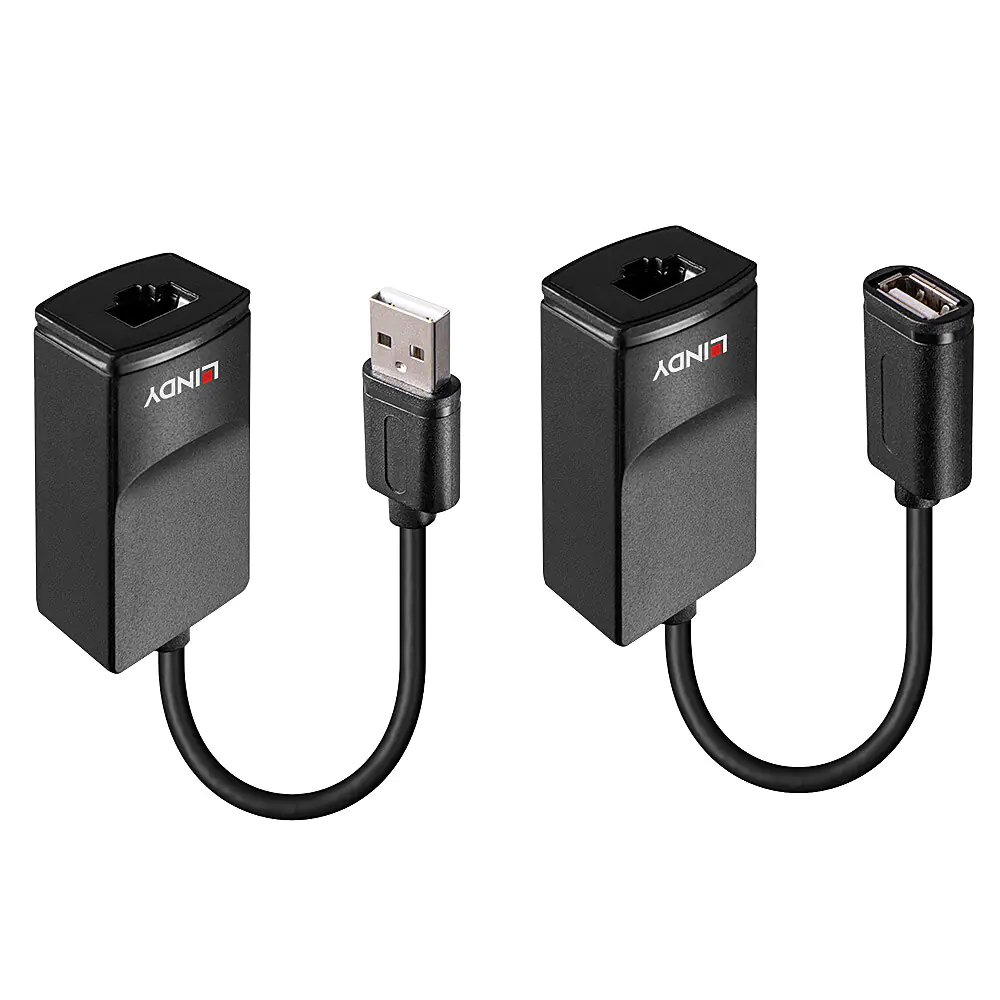 LINDY Extender Basic - USB-Erweiterung - USB, CATx - über CAT 5e/6 - bis zu 60 m