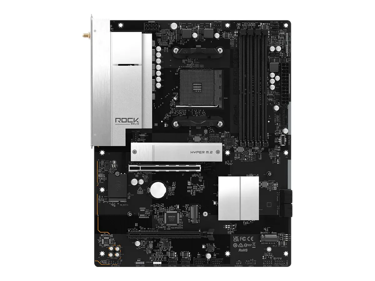 ASRock B550 Rock WiFi ATX AM4 - Mainboard - AMD Sockel AM4 (Ryzen)