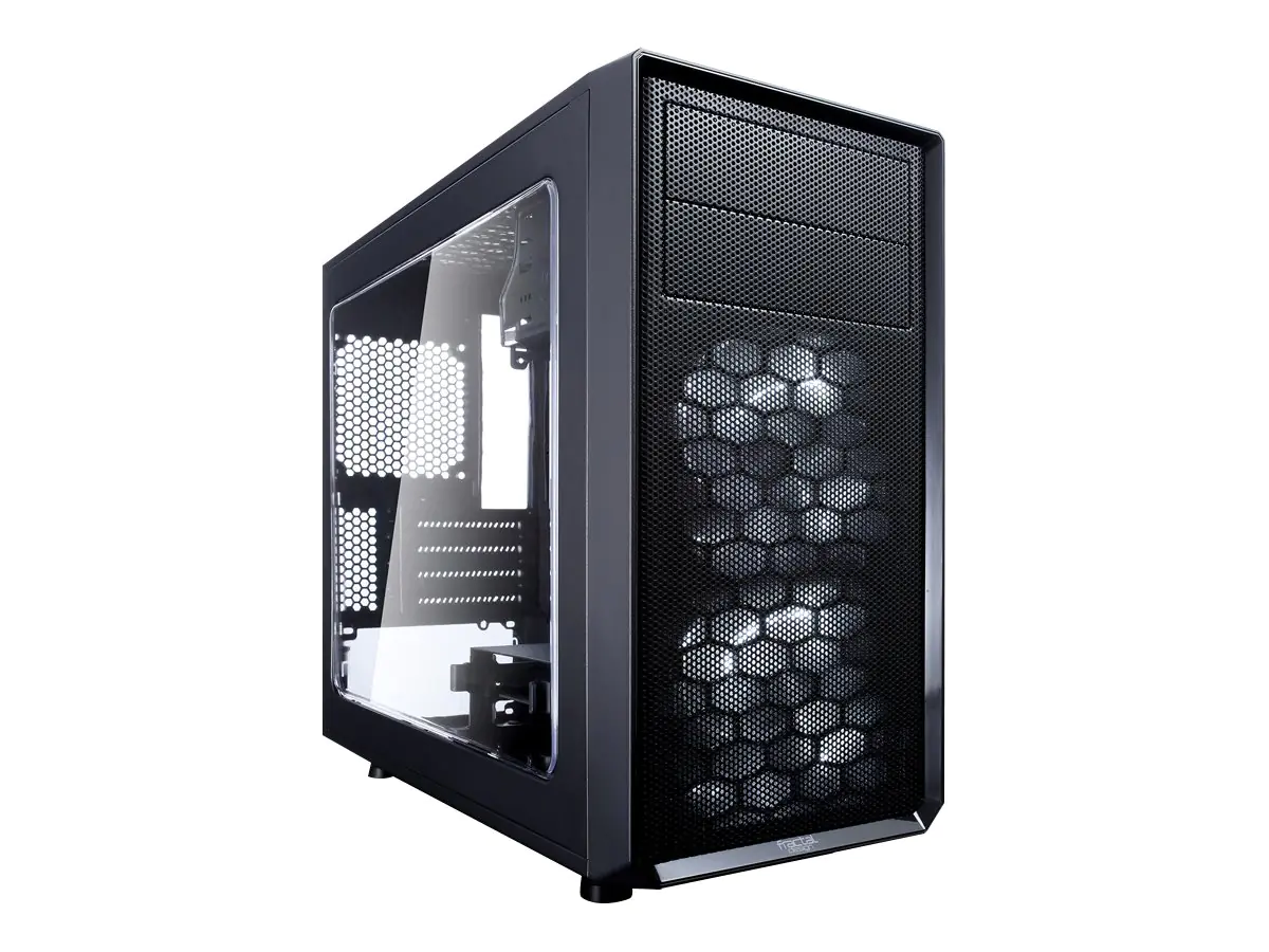 Fractal Design Focus G Mini - Tower - micro ATX - ohne Netzteil (ATX) - Schwarz - USB/Audio