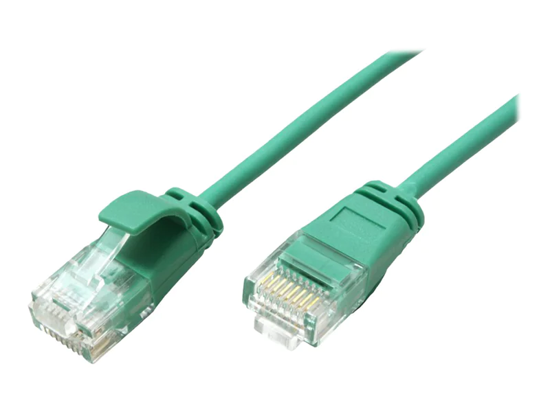 Roline - Patch-Kabel - RJ-45 (M) zu RJ-45 (M) - 3 m - UTP - CAT 6a - halogenfrei, geformt - grün