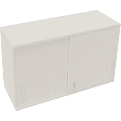 Aufsatz Schiebetürenschrank 2OH B1200xT442xH736mm Diamant Weiß