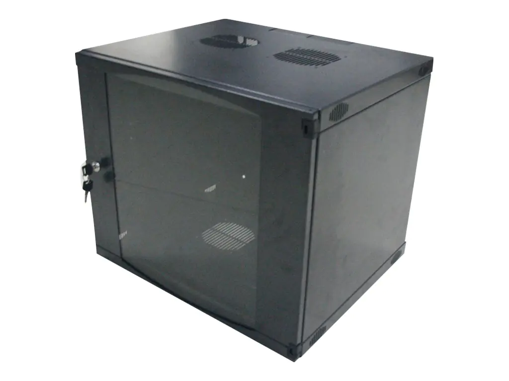 LogiLink Gehäuse - geeignet für Wandmontage - Dunkelgrau, RAL 7021 - 6U - 48.3 cm (19") W06F64B