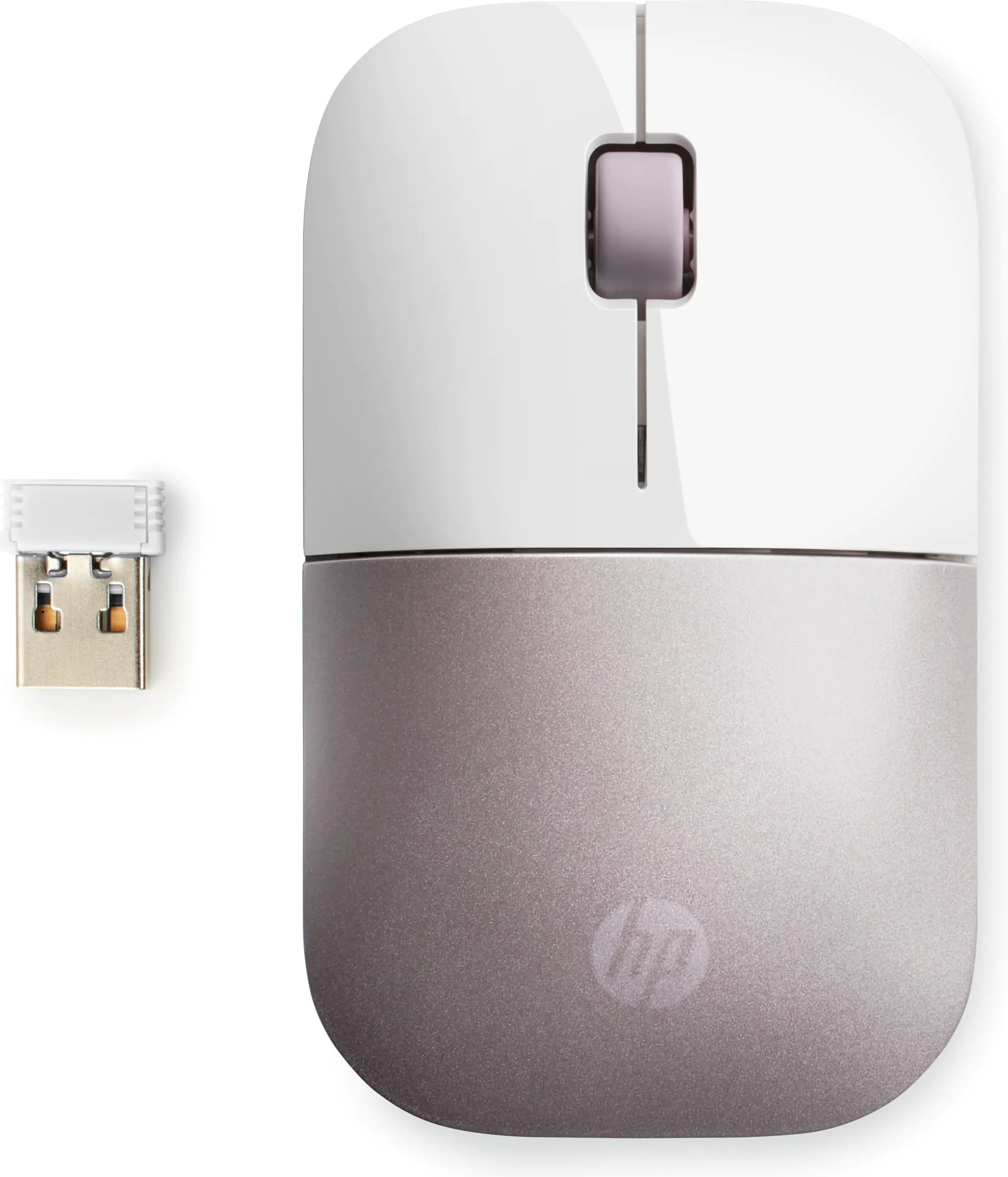 HP Z3700 - Maus - kabellos - 2.4 GHz - kabelloser Empfänger (USB) - pink - für Pavilion 24, 27, 590, 595, TP01
