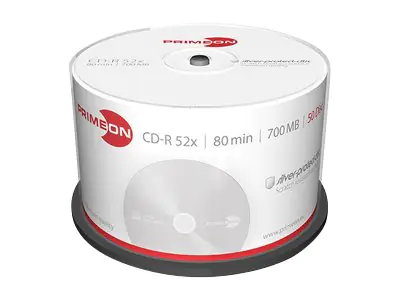 Primeon silver-protect-disc - 50 x CD-R - 700 MB (80 Min) 2761102