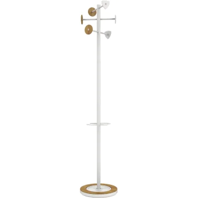 Unilux Kleiderständer BORA BAMBOO weiß bambus 400153729