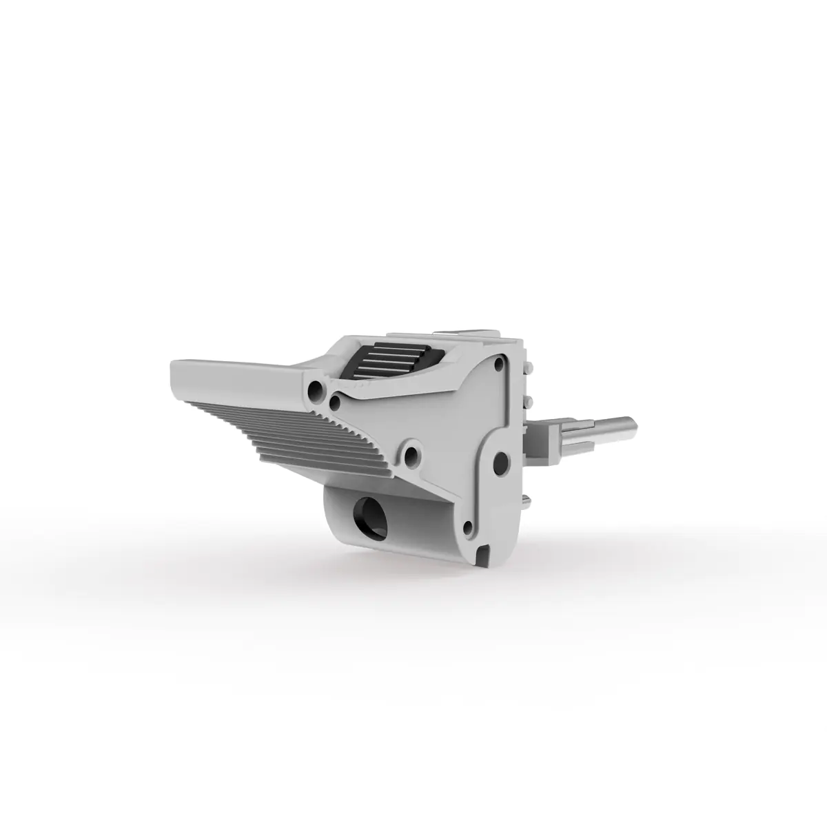 SCHROFF IEL-HANDLE BOTTOM GRY/BLK 10PC