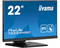 iiyama ProLite T2254MSC-B1AG - LED-Monitor - 55.9 cm (22") (21.5" sichtbar) - Touchscreen - 1920 x 1080 Full HD (1080p) @ 60 Hz - IPS - 250 cd/m² - 1000:1 - 4 ms - HDMI, DisplayPort - Lautsprecher - mattschwarz