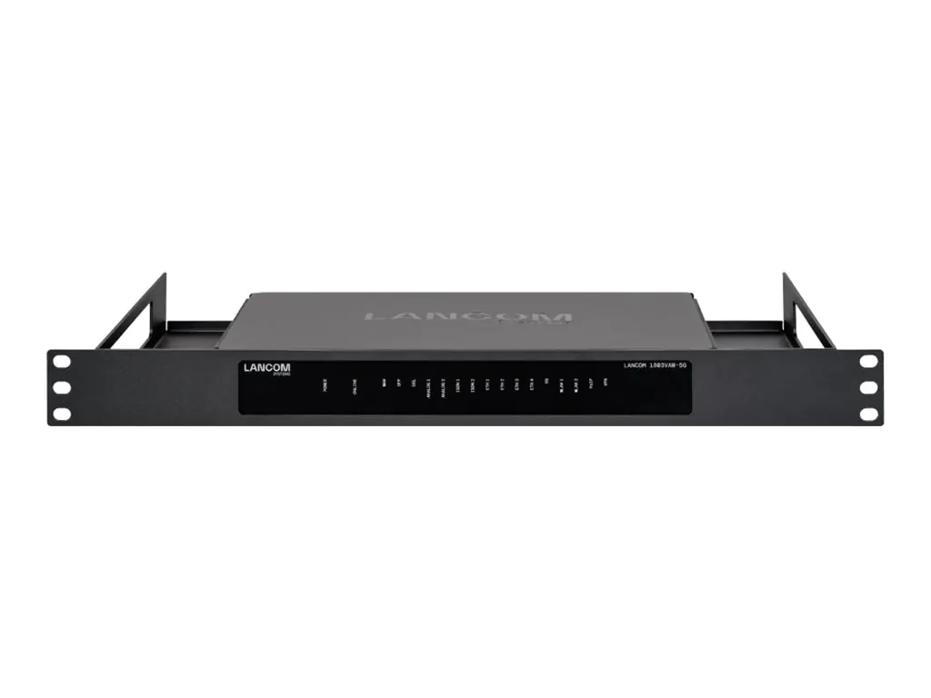 Lancom Netzgerät-Montageklammer - Frontmontage, hinten montierbar - Schwarz - 48.3 cm (19")
