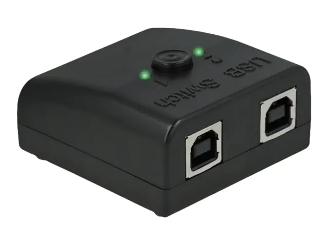 Delock - USB-Adapter - RS-232 - USB 2.0 Typ B x 2 - Schwarz