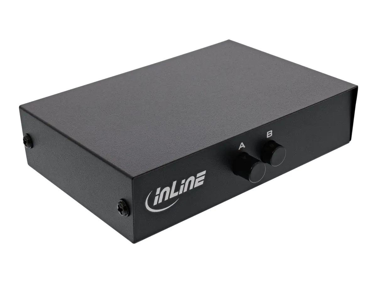InLine - Serienschalter - 2 x seriell - Desktop