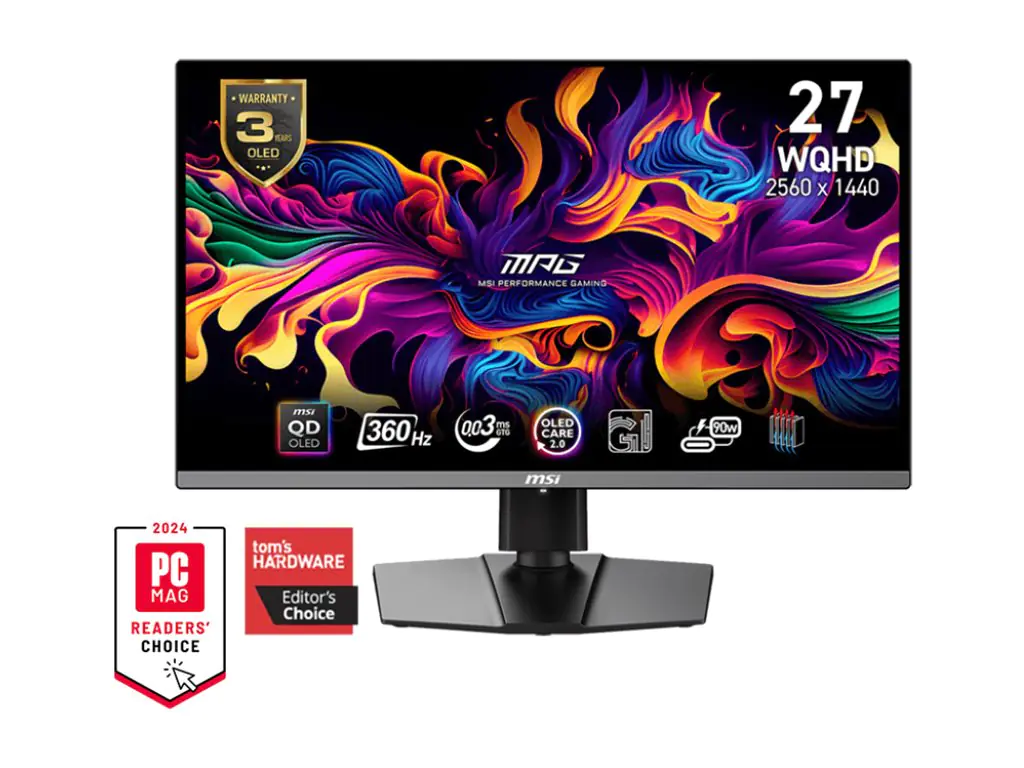 MSI MPG 271QRXDE QD-OLED - OLED-Monitor - Gaming - 67.3 cm (26.5") 9S6-3CD79A-052