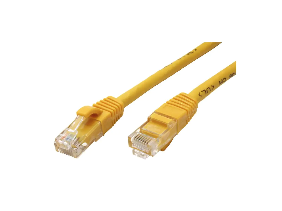VALUE - Patch-Kabel - RJ-45 (M) bis RJ-45 (M) - 1.5 m - UTP - CAT 6a - geformt - Gelb, RAL 1004