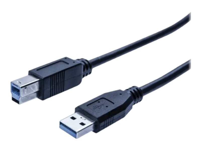 exertis Connect - USB-Kabel - USB Typ A (M) zu USB Type B (M) - USB 3.0 - 1 m - Schwarz