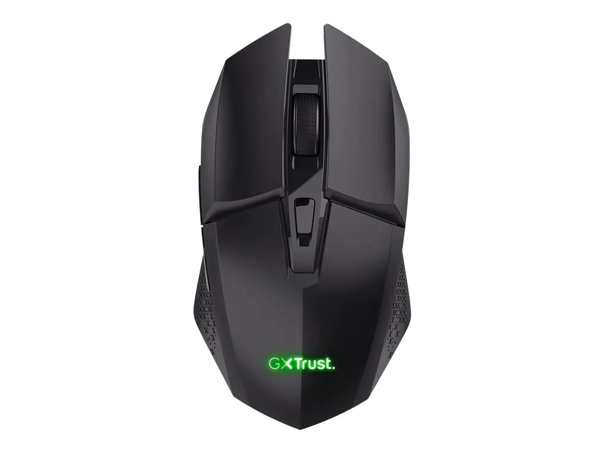 Trust GXT 110 FELOX - Maus - beleuchtet - 6 Tasten - kabellos - kabelloser Empfänger (USB) 25037