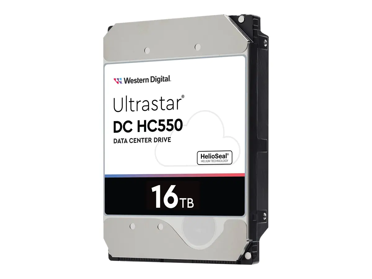 WD Ultrastar DC HC550 WUH721816AL5204 - Festplatte - 16 TB - intern - 3.5" (8.9 cm) - SAS 12Gb/s - 7200 rpm - Puffer: 512 MB