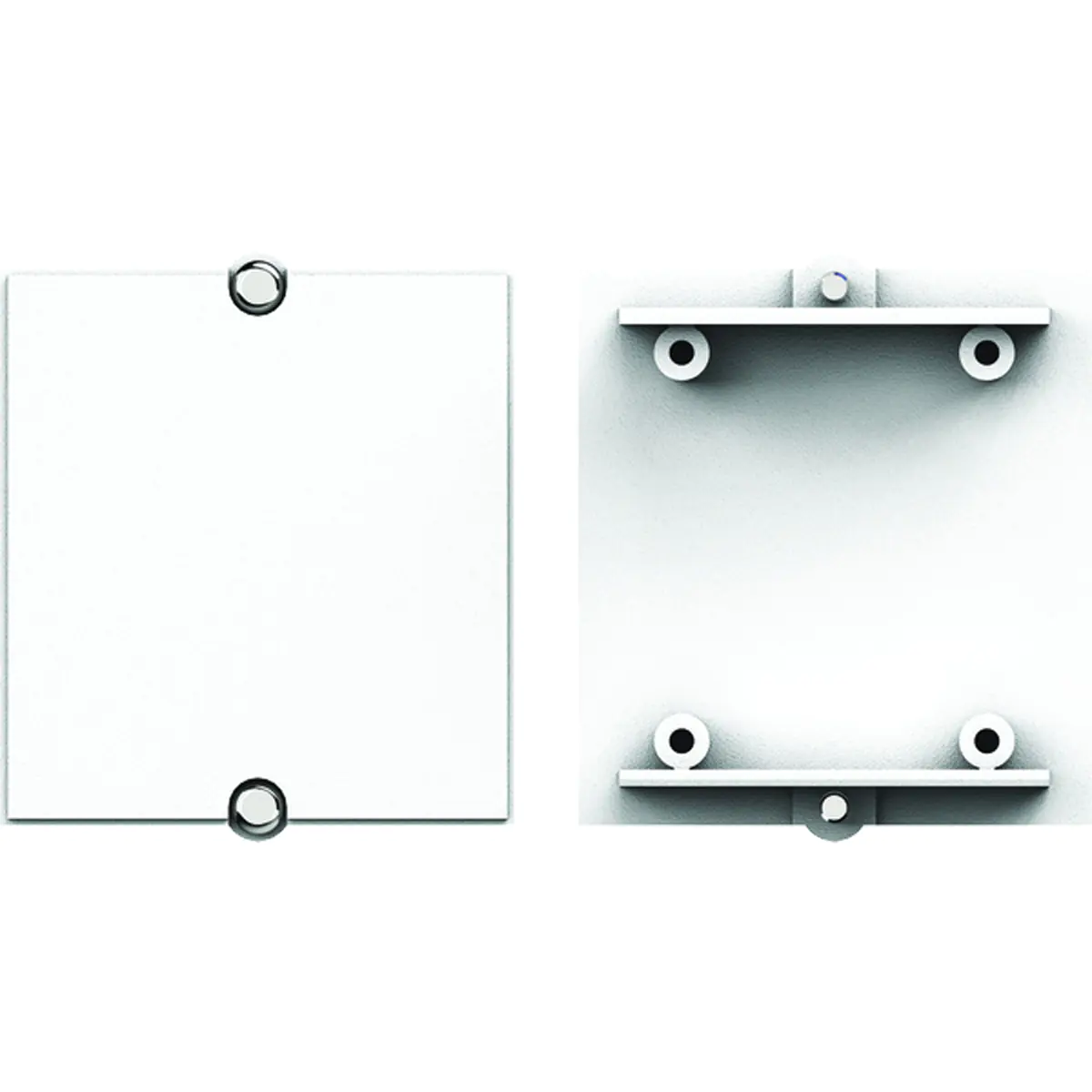 Bachmann Rahmen Blind 917.0101m.Anschraubdome weiss