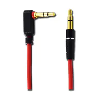 2GO AUX Stereo-Audio-Kabel - rot - 90° Winkelstecker - Kabel - Audio/Multimedia 795528