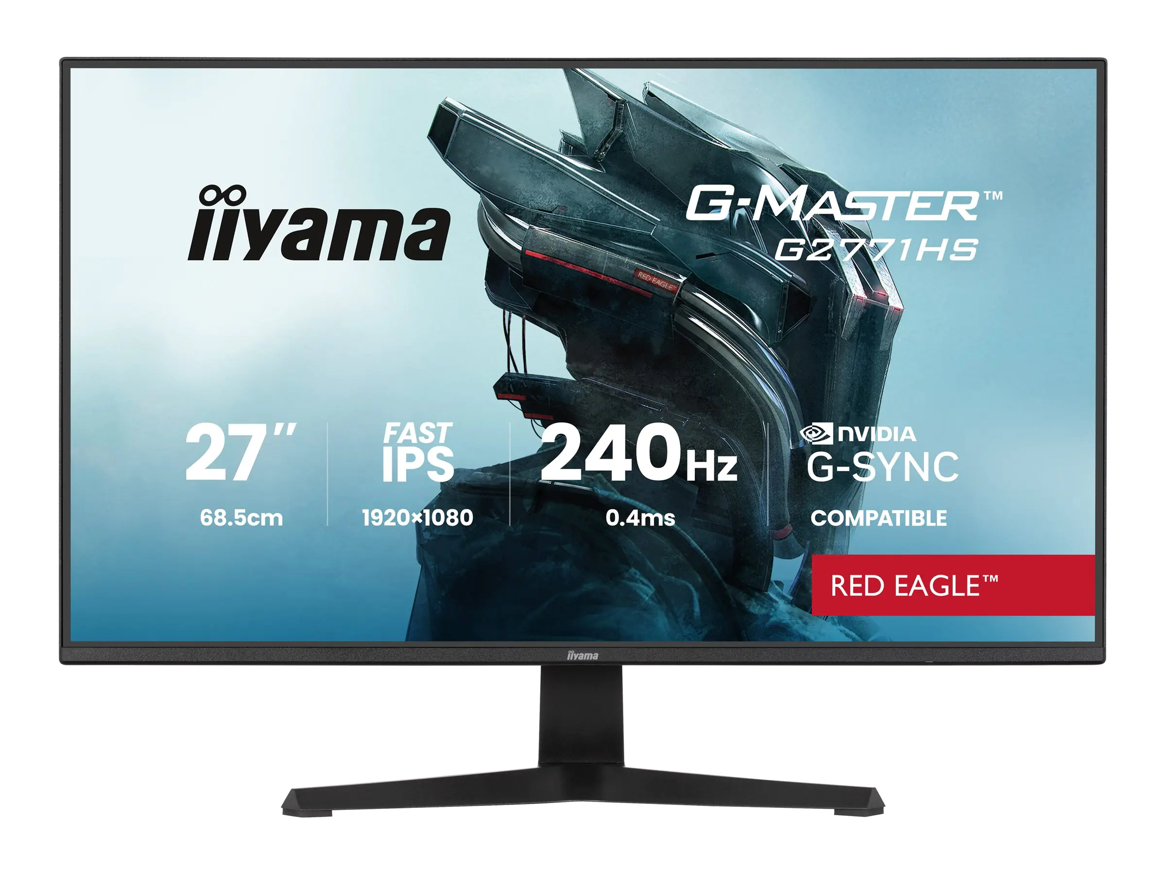 Iiyama G-MASTER Red Eagle G2771HS-B1 - LED-Monitor - Gaming - 68.6 cm (27")