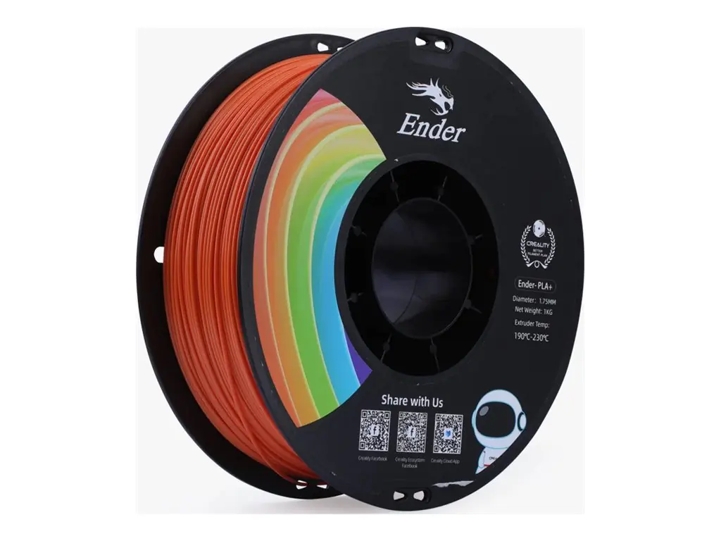 Creality Creality3D Ender - Orange - 1 kg - Box - PLA+ Filament (3D) 3301010307