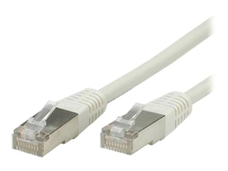 VALUE - Patch-Kabel - RJ-45 (M) zu RJ-45 (M) - 5 m - FTP - CAT 5e - geformt - Grau