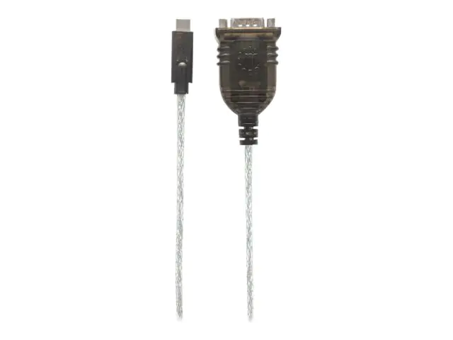 Manhattan USB-C to Serial Converter, Male to
