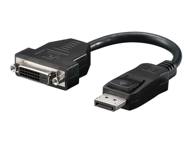 goobay - Display-Adapter - DisplayPort (M) zu DVI-D (W) - Schwarz