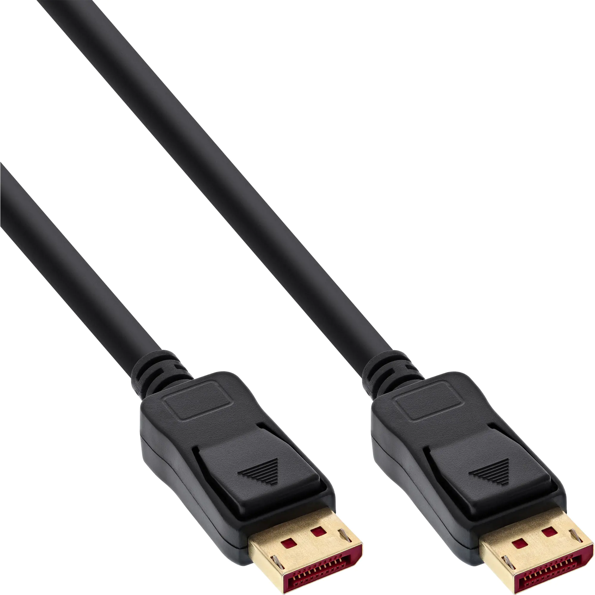 InLine - DisplayPort-Kabel - DisplayPort (M) zu DisplayPort (M) - DisplayPort 1.4 - 2 m - unterstützt 8K 60 Hz (7680 x 4320) - Schwarz (Packung mit 25)