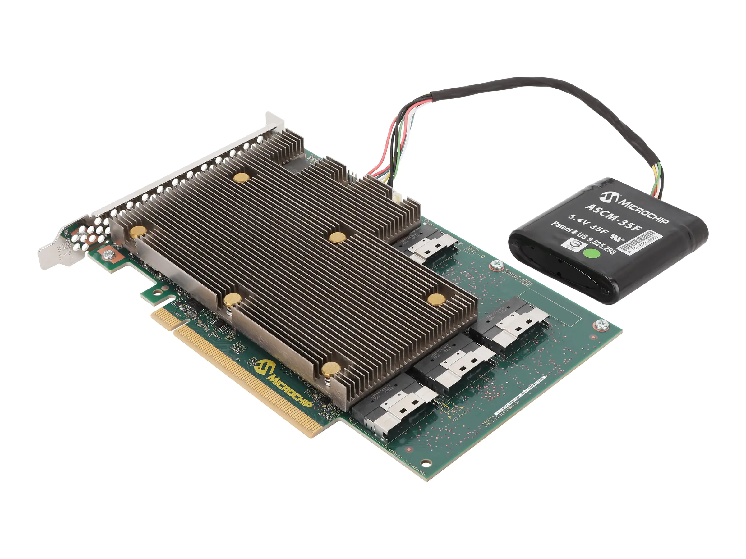 Microchip Adaptec SmartRAID 3200 Series 3258p-32i /e - Speichercontroller (RAID) - 32 Sender/Kanal - PCIe-Switch - SATA 6Gb/s / SAS 24Gb/s / PCIe 4.0 (NVMe) - RAID 0, 1, 5, 6, 10, 50, 60, RAID 1T, RAID 10T - PCIe 4.0 x16