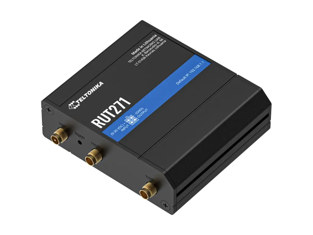 Teltonika · Router· RUT271· Redcap 5G - Router - 0,1 Gbps