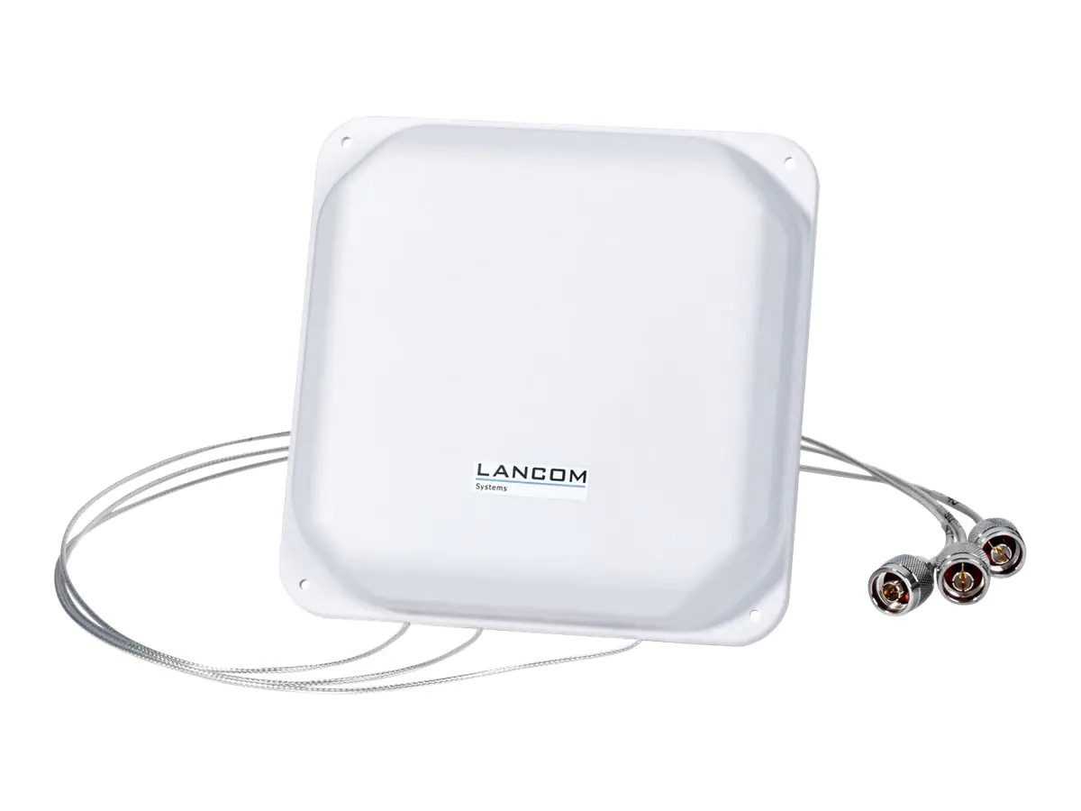 LANCOM AirLancer ON-T60ag - Antenne - 8 dBi - Wandmontage möglich, Stangenbefestigung - Hellgrau