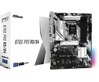 ASRock B760 PRO RS/D4 - Motherboard - ATX - LGA1700-Sockel - B760 Chipsatz - USB 3.2 Gen 1, USB-C 3.2 Gen2, USB-C 3.2 Gen 1 - 2.5 Gigabit LAN - Onboard-Grafik (CPU erforderlich) - HD Audio (8-Kanal)