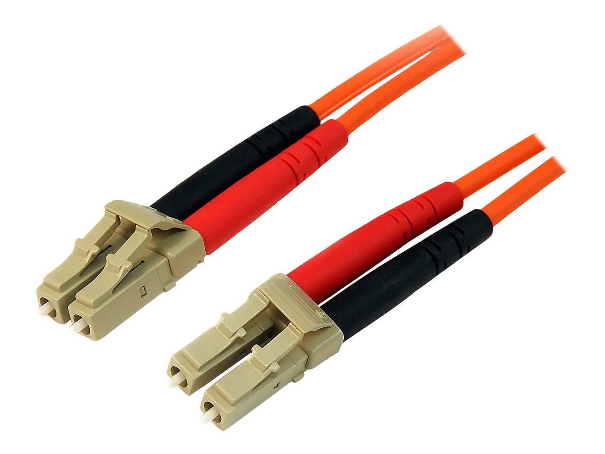StarTech 3m Fiber Optic Cable - Multimode Duplex 50/125 - LSZH - LC/LC - OM2 - LC to LC Fiber Patch Cable - Netzwerkkabel - LC Multi-Mode (M) zu LC Multi-Mode (M) - 3 m - Glasfaser - Duplex - 50/125 Mikrometer - für P/N: GLCLHSMDSTTA, GLCSXMMDST, GLCSXMMD