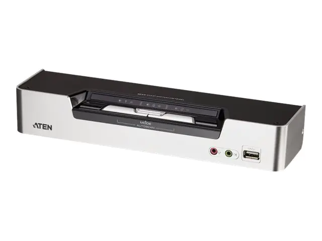 ATEN USB DVI Dual View KVMP Switch CS1642A - KVM-/Audio-/USB-Switch - 2 x KVM/Audio/USB - 1 lokaler Benutzer - Desktop