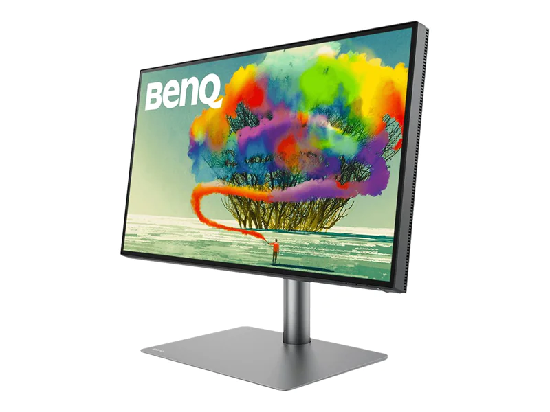 BenQ DesignVue PD2725U - LED-Monitor - 68.58 cm (27") - 3840 x 2160 4K @ 60 Hz - IPS - 250 cd/m² - 1200:1 - HDR10 - 5 ms - 2xThunderbolt 3, 2xHDMI, DisplayPort - Lautsprecher - Grau, Schwarz