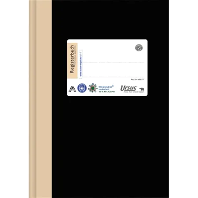 Ursus Registerbuch 2115B96LMR 608377 DIN A5 96Blatt 80g liniert