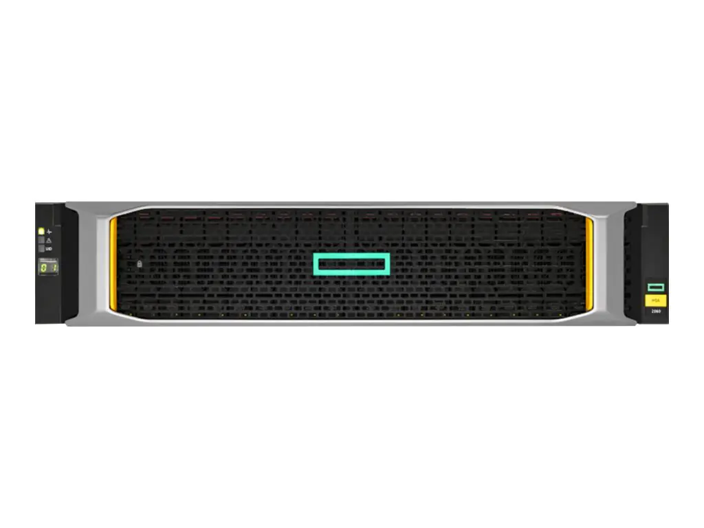HPE Modular Smart Array 1060 10GBASE-T iSCSI SFF Storage - Festplatten-Array - 0 TB - 24 Schächte (SAS-3) - iSCSI (10 GbE) (extern) - Rack - einbaufähig - 2U