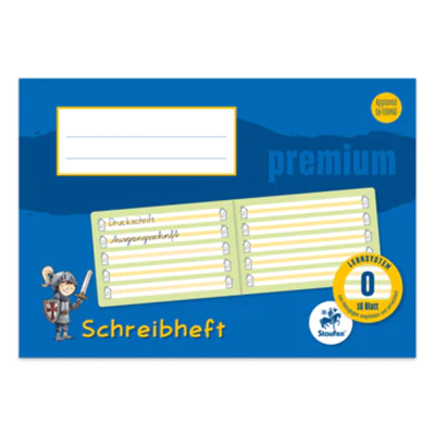 Staufen Schreiblernheft Premium DIN A5 quer liniert 0 90g/m² 16 Bl.