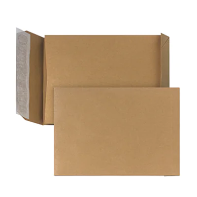 POSTHORN Faltentasche DIN B5 176 x 250 mm (B x H) ohne Fenster 110g/m² mit Haftklebung Kraftpapier braun 250 St./Pack.