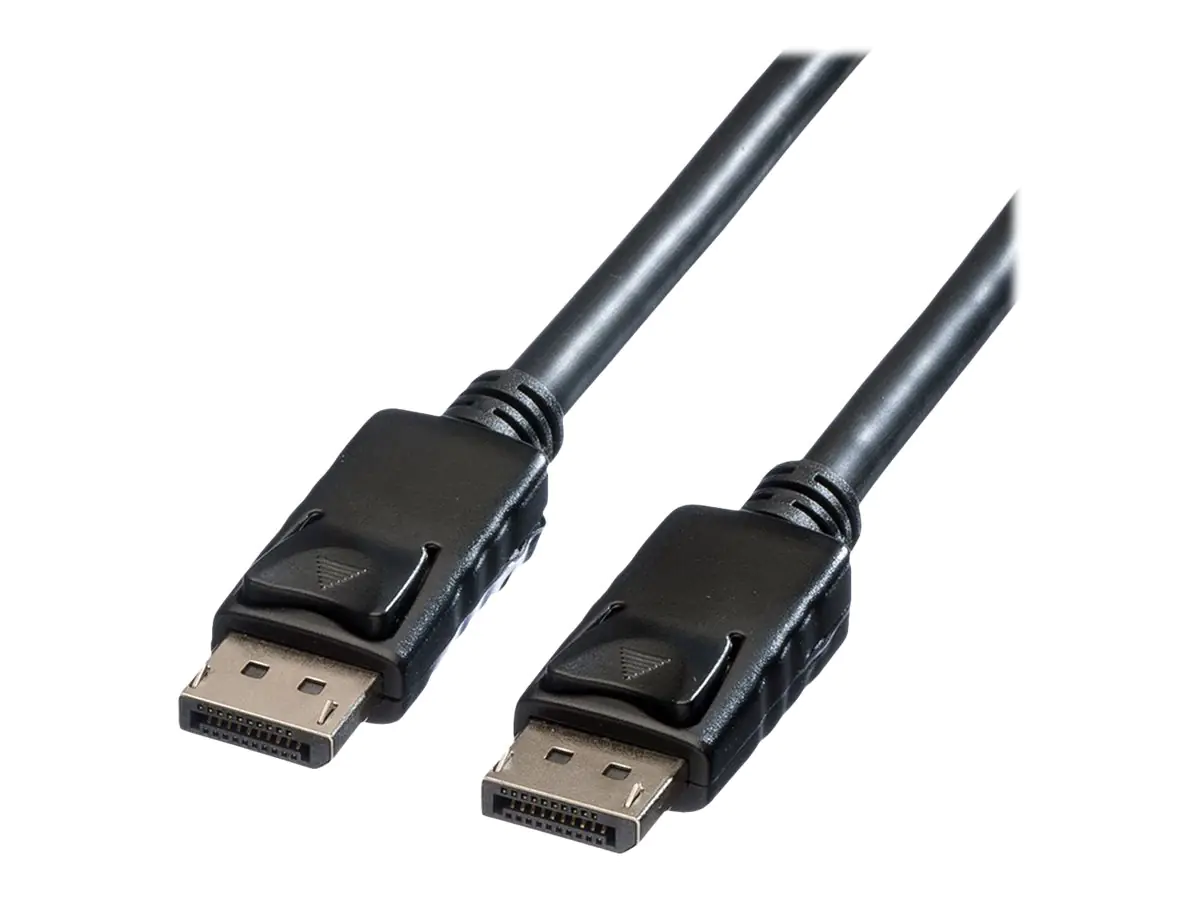 Roline - DisplayPort-Kabel - DisplayPort (M) eingerastet zu DisplayPort (M) eingerastet - DisplayPort 1.2 - 7.5 m - 4K Unterstützung - Schwarz