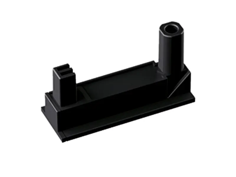 Bachmann - Stromleisten-Befestigungsschelle - Tisch montierbar - Schwarz, RAL 9005