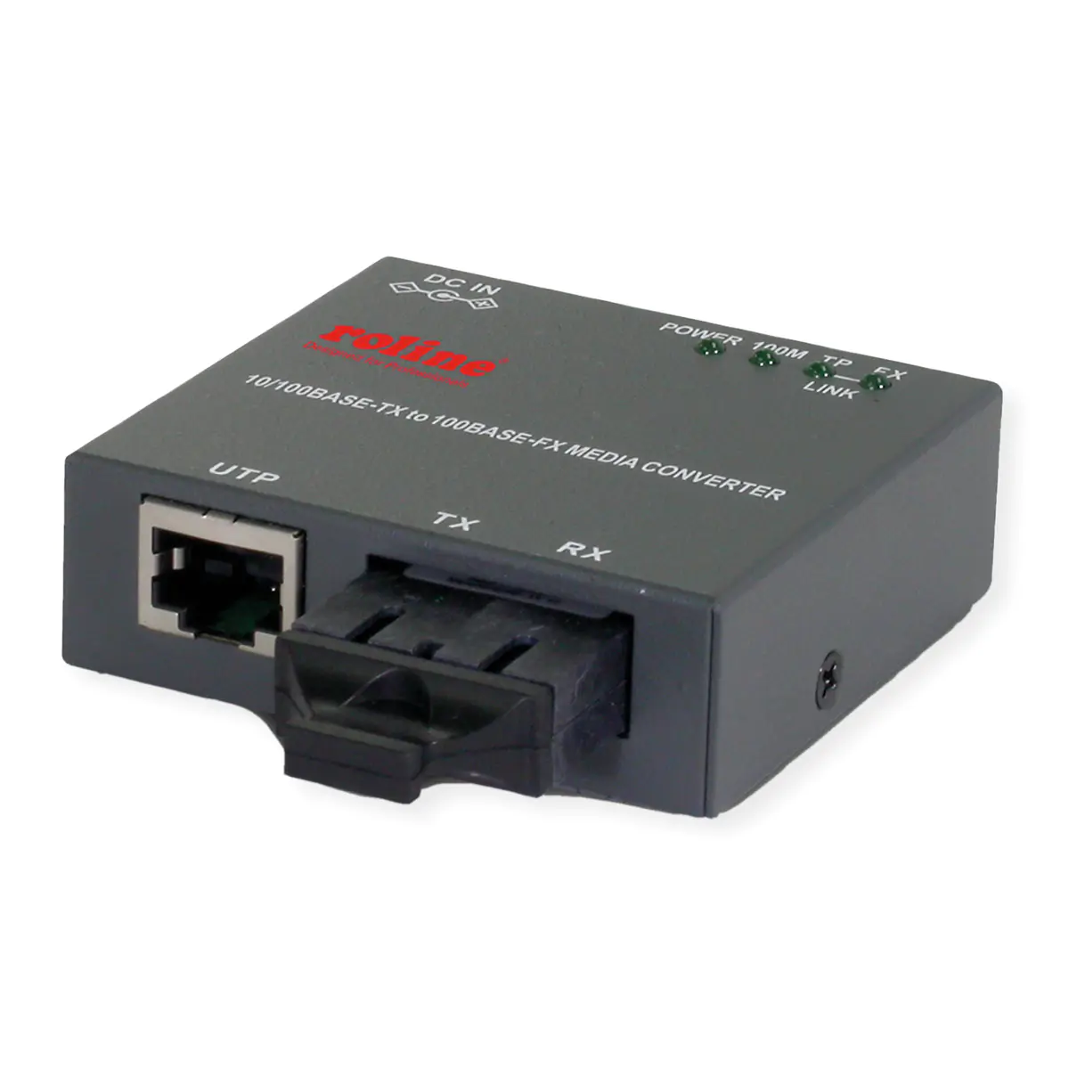 Roline - Medienkonverter - 100Mb LAN - 100Base-FX, 10/100Base-TX - SC multi-mode / RJ-45