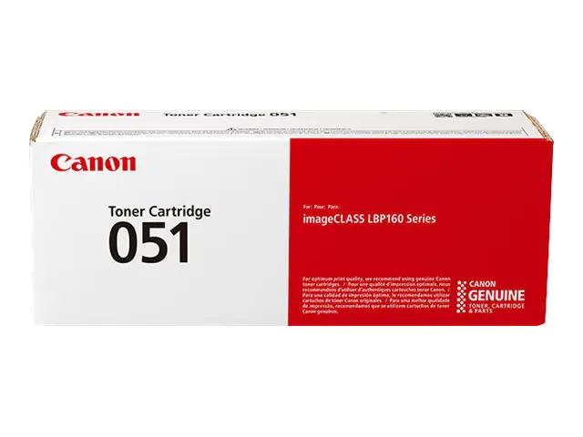 Canon 051 - Schwarz - original - Tonerpatrone - für imageCLASS MF262, MF264, MF267, MF269; i-SENSYS MF264, MF267, MF269; Satera LBP161, LBP162