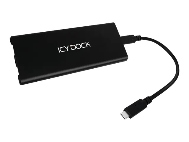 Icy Dock ICYNano MB861U31-1M2B - Speichergehäuse - M.2 - 1 Sender/Kanal - M.2 NVMe Card - USB 3.2 (Gen 2)