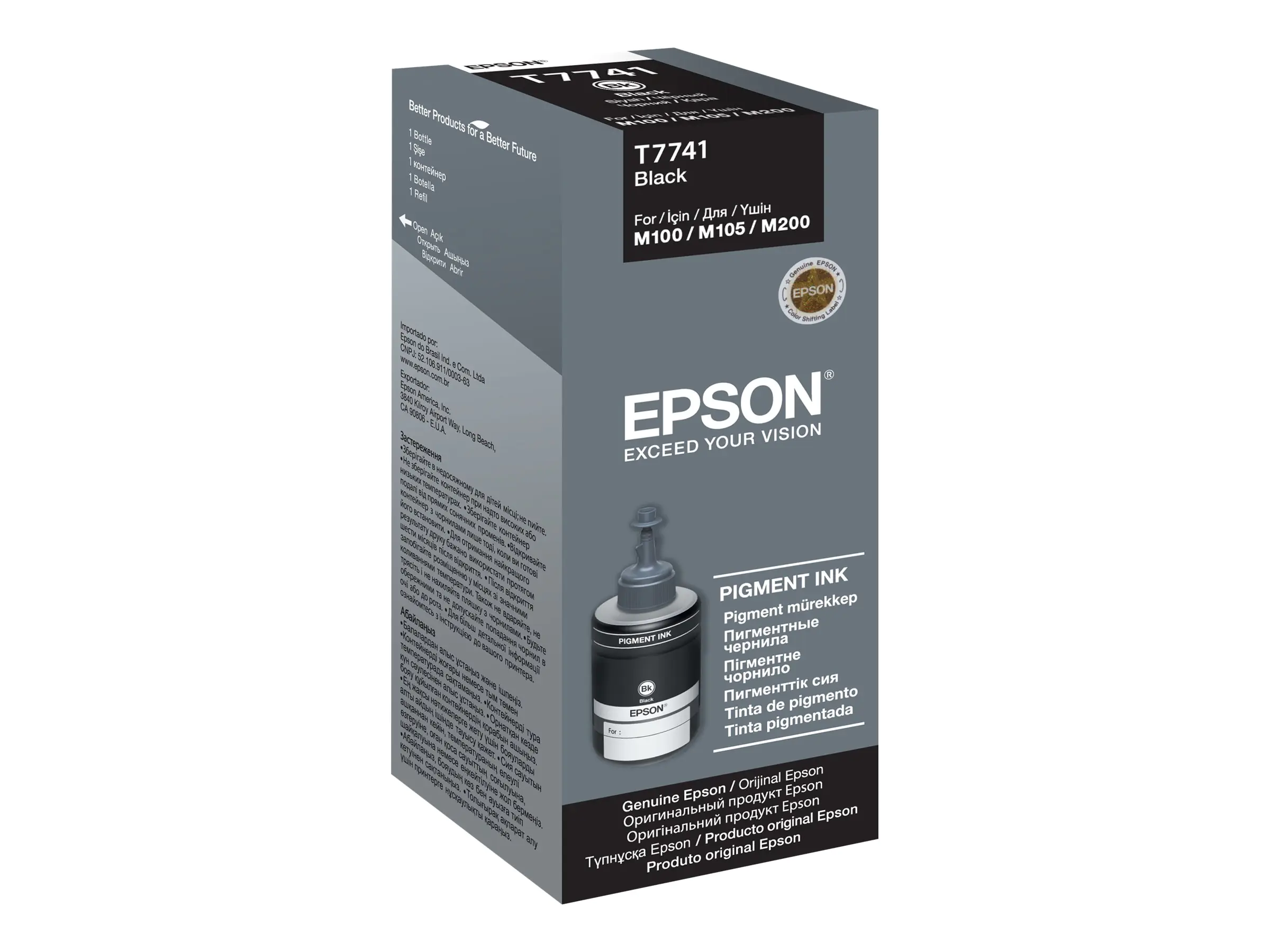 Epson T7741 - 140 ml - Schwarz - Original - Nachfülltinte - für Epson L1455, L605, L655, M100