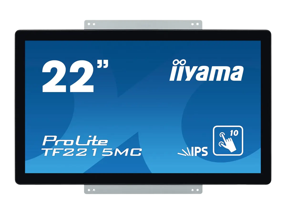 iiyama ProLite TF2215MC-B2 - LED-Monitor - 55.9 cm (22") (21.5" sichtbar) - offener Rahmen - Touchscreen - 1920 x 1080 Full HD (1080p) @ 60 Hz - IPS - 350 cd/m² - 1000:1 - 14 ms - HDMI, VGA, DisplayPort - Schwarz