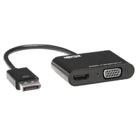 Tripp P136-06N-HV-V2 cavo e adattatore video 0.15 m DisplayPort HDMI/VGA Nero DP to HDMI