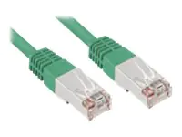 Sharkoon - Patch-Kabel - RJ-45 (M) bis RJ-45 (M) - 1.5 m - SFTP - CAT 5e - grün